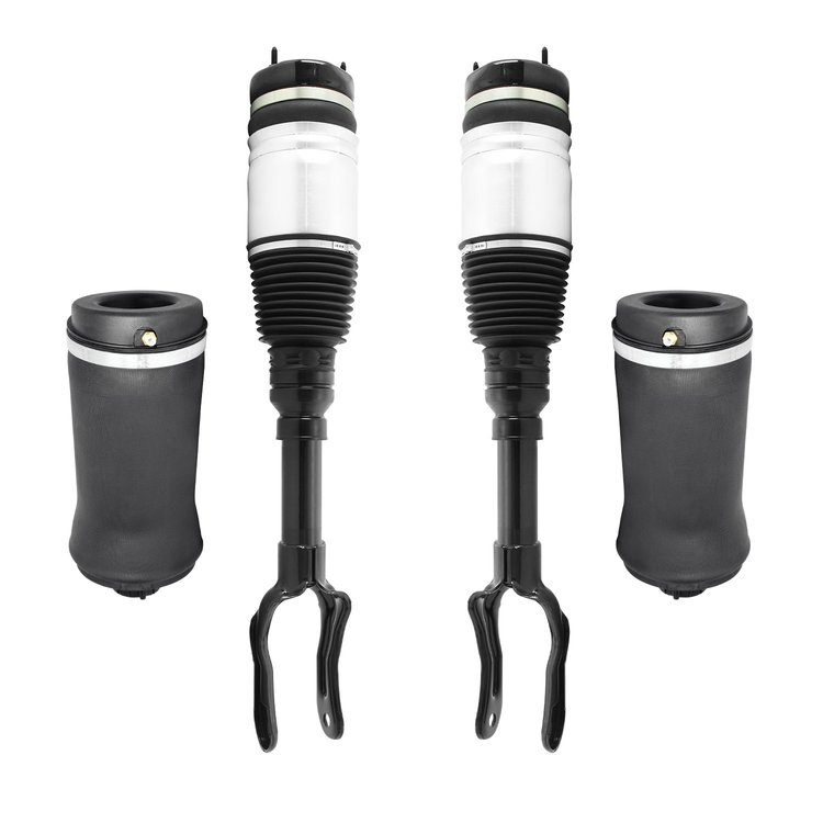 4-18-117701-15-517700 Non-Electronic Suspension Air Strut Assembly Air Spring Kit Fits Select Jeep Grand Cherokee [Front & Rear]