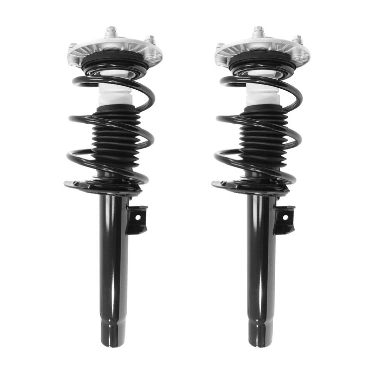 2-11378-001 Suspension Strut & Coil Spring Assembly Set Fits Select BMW [Front]