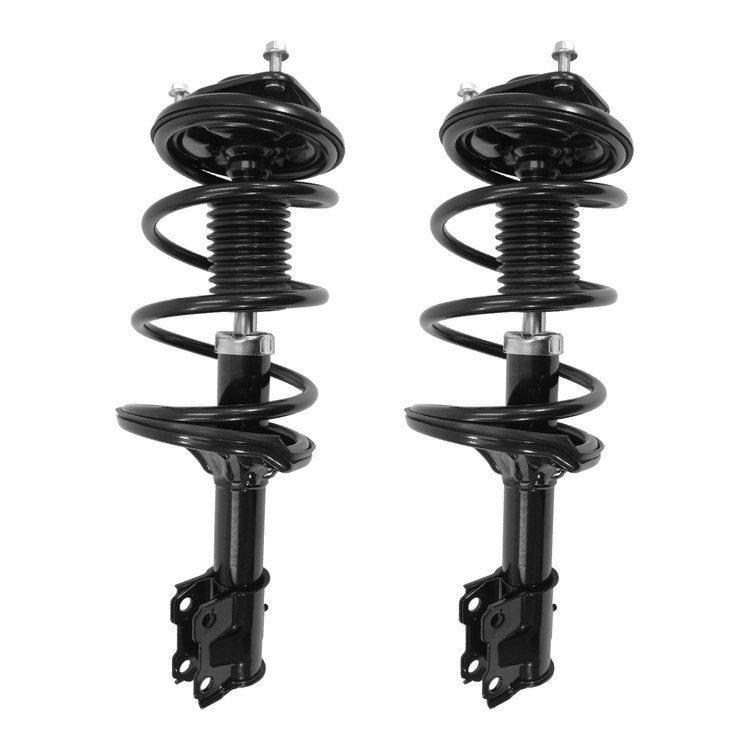2-13040-001 Suspension Strut & Coil Spring Assembly Set Fits Select Mitsubishi Lancer [Front]