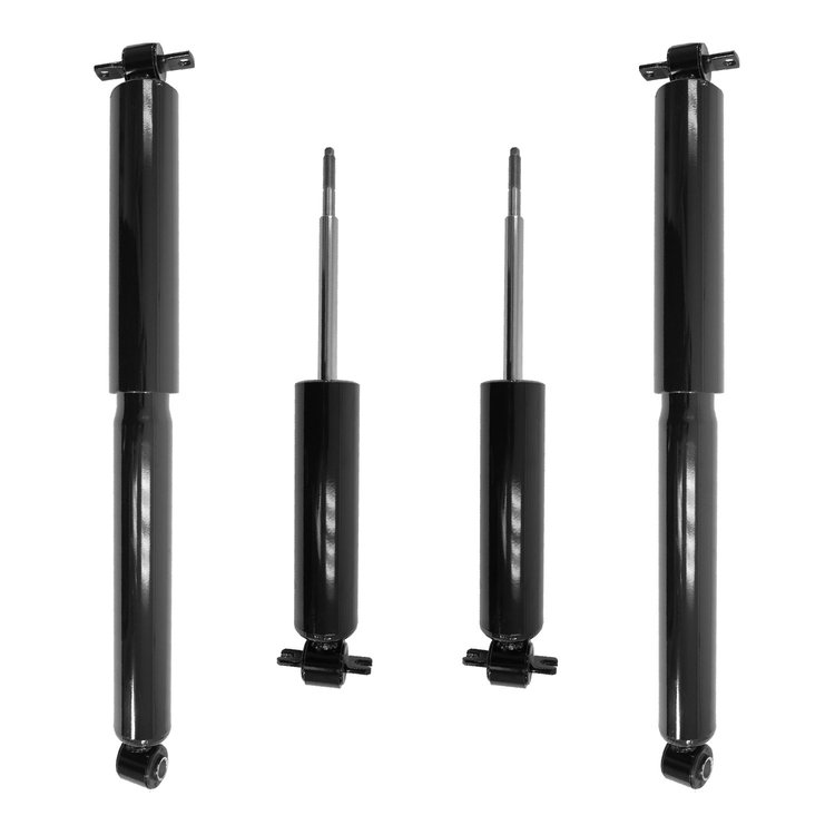 4-211170-251290-001 Front & Rear Nitrogen Gas Shock Absorber Kit Fits Select GM [Front & Rear]