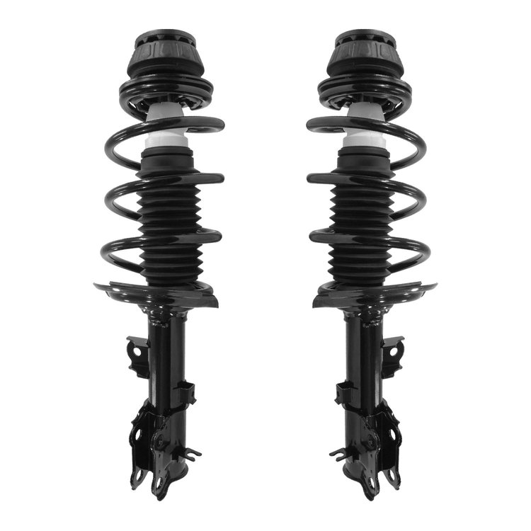 2-11185-11186-001 Suspension Strut & Coil Spring Assembly Set Fits Select Kia Rio, Hyundai Accent [Front]