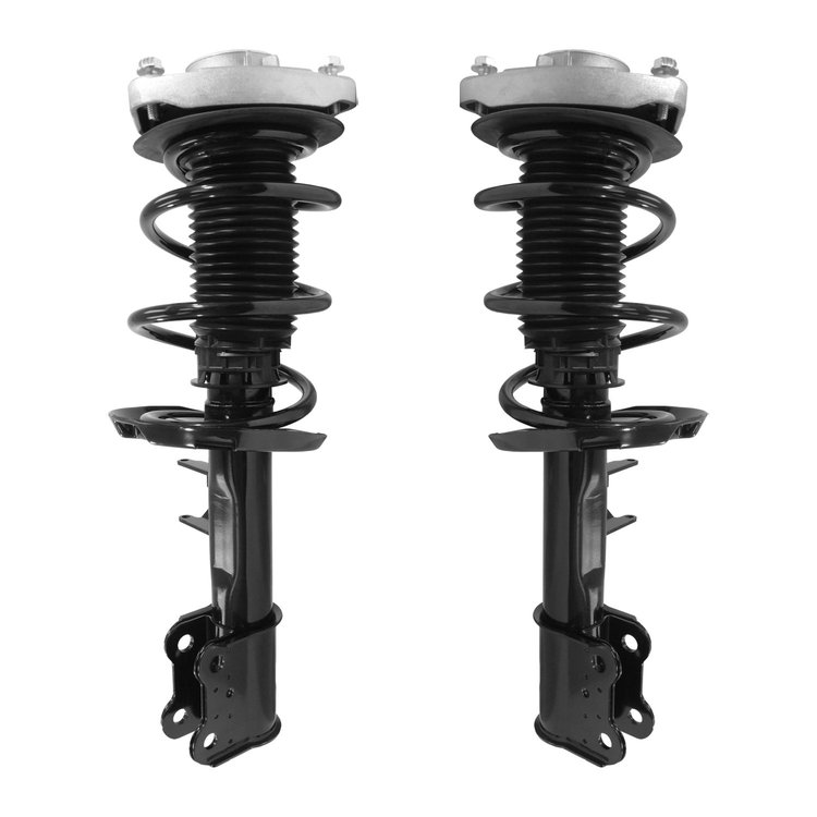 2-11757-11758-001 Suspension Strut & Coil Spring Assembly Set Fits Select Mercedes-Benz CLA250 [Front]