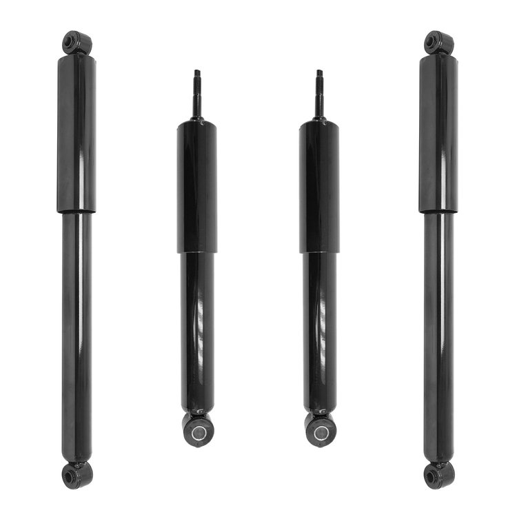 4-213190-259870-001 Front & Rear Nitrogen Gas Shock Absorber Kit Fits Select Hummer H2 [Front & Rear]