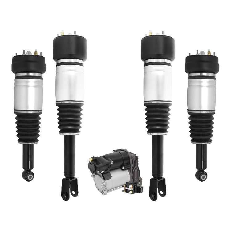 4-28-111700-20-011800-V Front & Rear Electronic Suspension Air Strut Assembly Kit Fits Select Jaguar XJ [Front & Rear]