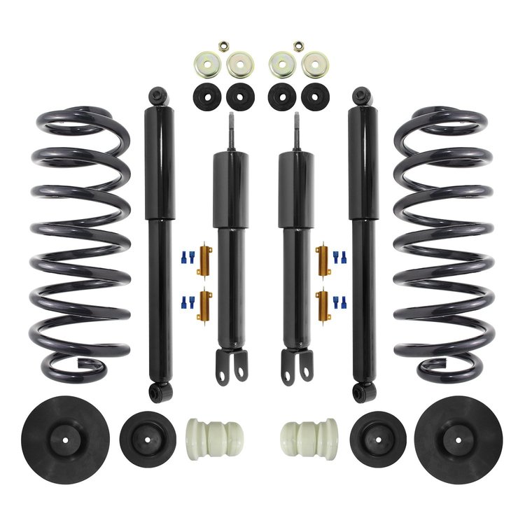 4-22-115000 Air Spring To Coil Spring Conversion Kit Fits Select GM [Front/Rear]