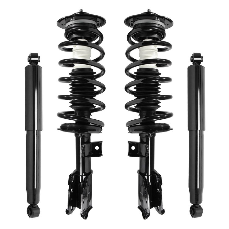 4-11011-251140-001 Front & Rear Suspension Strut & Coil Spring Assembly Fits Select GM [Front & Rear]