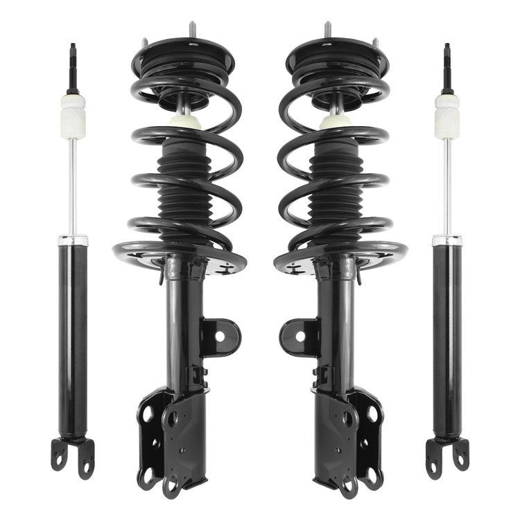 4-11015-252120-001 Front & Rear Suspension Strut & Coil Spring Assembly Fits Select Ford Flex [Front & Rear]