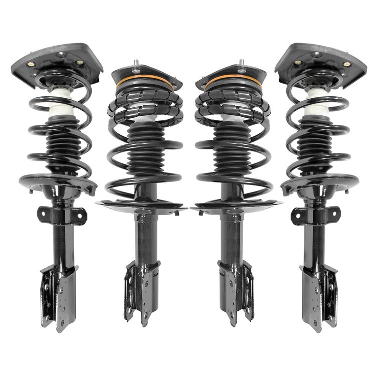4-11020-15021-001 Front & Rear Suspension Strut & Coil Spring Assembly Kit Fits Select GM [Front & Rear]