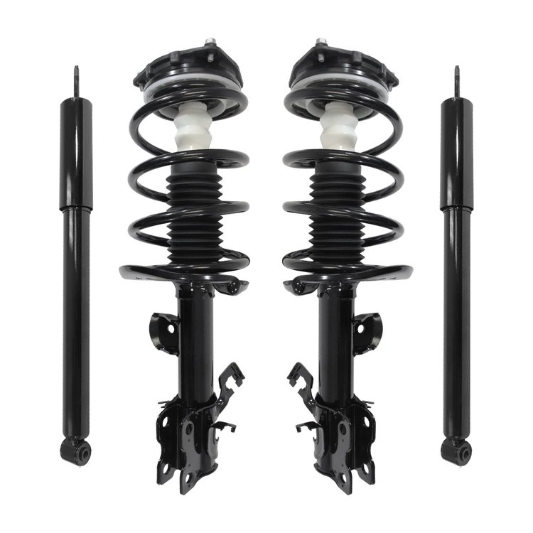 4-11043-255180-001 Front & Rear Suspension Strut & Coil Spring Assembly Fits Select Nissan Juke [Front & Rear]