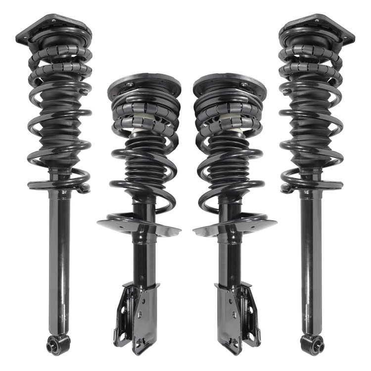 4-11050-15030-001 Front & Rear Suspension Strut & Coil Spring Assembly Kit Fits Select Chevy Cavalier, Pontiac Sunfire [Front &