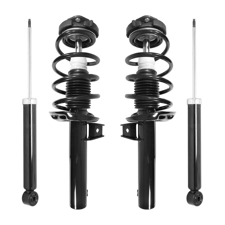 4-11060-257020-001 Front & Rear Suspension Strut & Coil Spring Assembly Fits Select Audi/Volkswagen [Front & Rear]