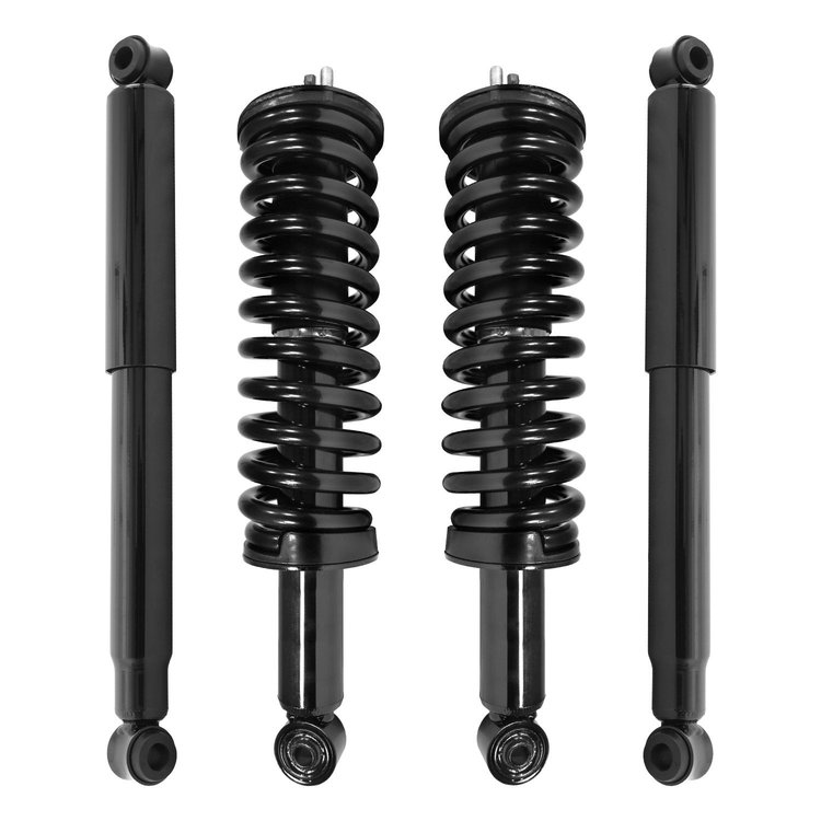 4-11081-254051-001 Front & Rear Suspension Strut & Coil Spring Assembly Fits Select Toyota Tacoma [Front & Rear]