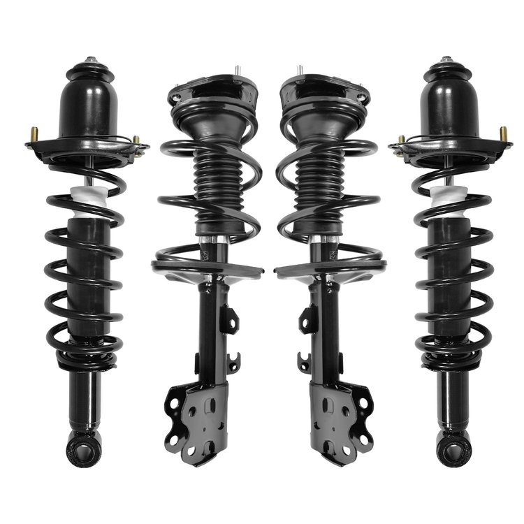 4-11101-15373-001 Front & Rear Suspension Strut & Coil Spring Assembly Kit Fits Select Toyota Prius [Front & Rear]