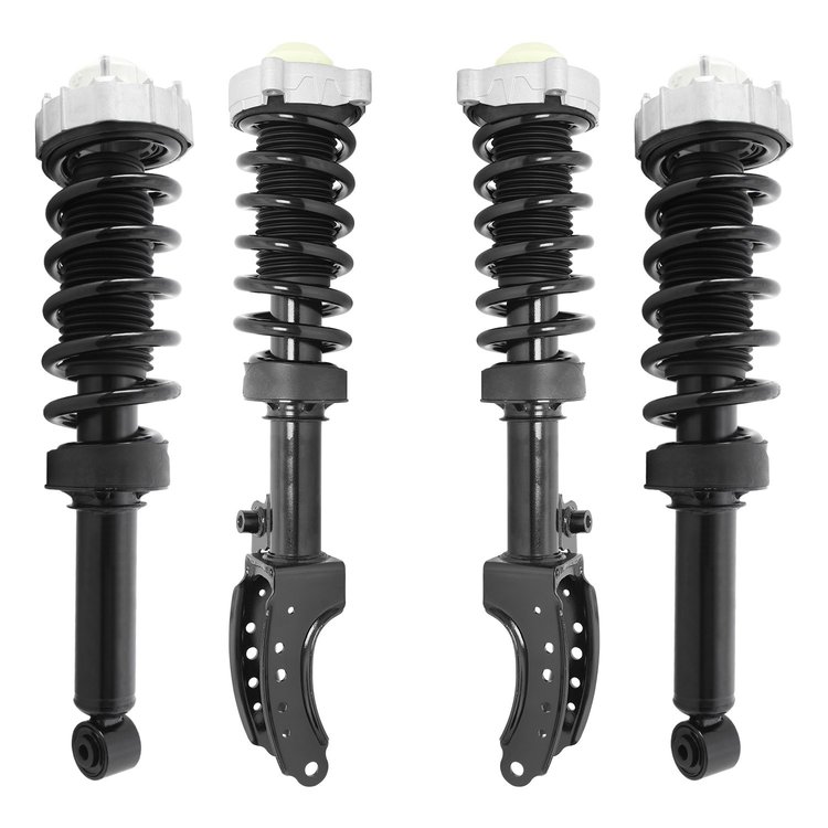 4-11104-15240-001 Front & Rear Suspension Strut & Coil Spring Assembly Kit Fits Select Porsche/Volkswagen [Front & Rear]