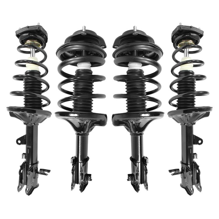4-11131-15911-001 Front & Rear Suspension Strut & Coil Spring Assembly Kit Fits Select Hyundai Elantra [Front & Rear]