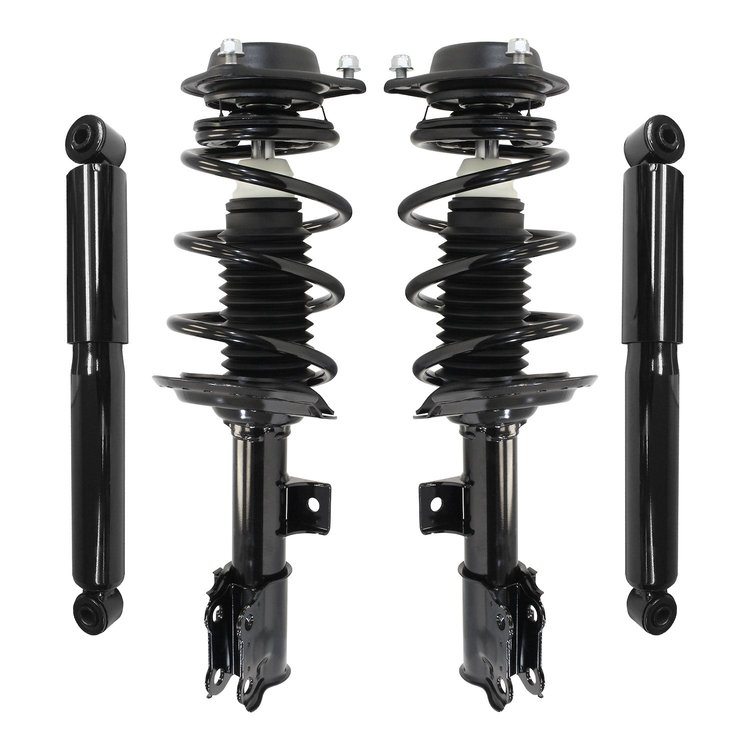 4-11137-259180-001 Front & Rear Suspension Strut & Coil Spring Assembly Fits Select Hyundai Elantra [Front & Rear]