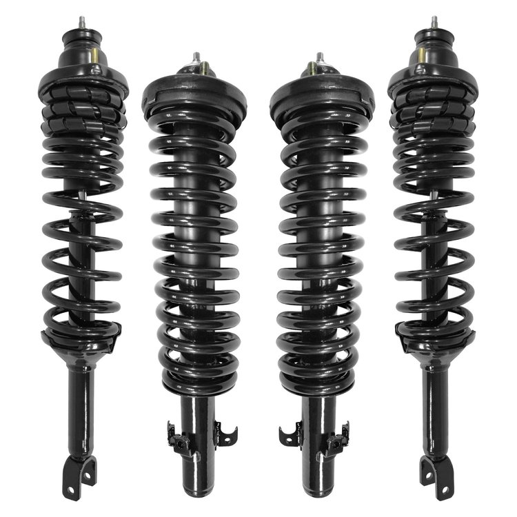 4-11140-15141-001 Front & Rear Suspension Strut & Coil Spring Assembly Kit Fits Select Honda Accord [Front & Rear]