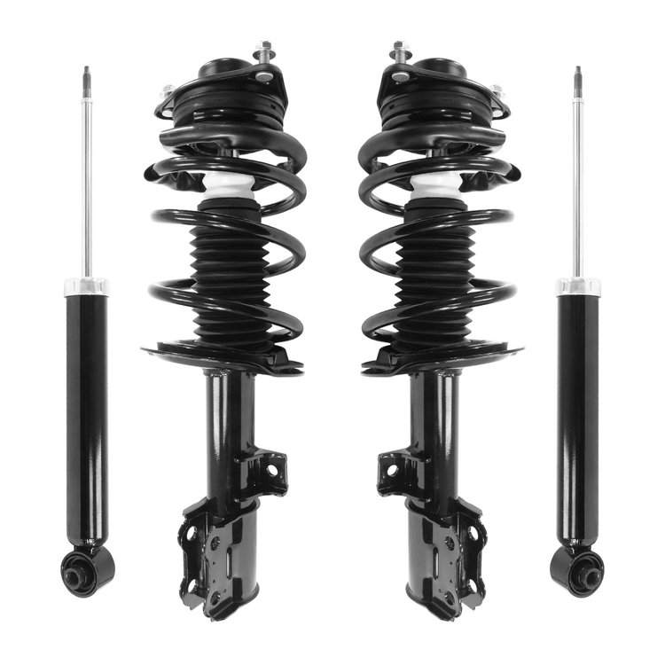4-11163-259950-001 Front & Rear Suspension Strut & Coil Spring Assembly Fits Select Hyundai Genesis Coupe [Front & Rear]