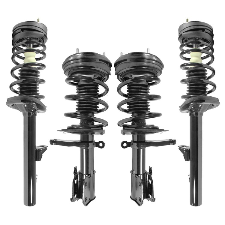4-11171-15170-001 Front & Rear Suspension Strut & Coil Spring Assembly Kit Fits Select Mopar [Front & Rear]
