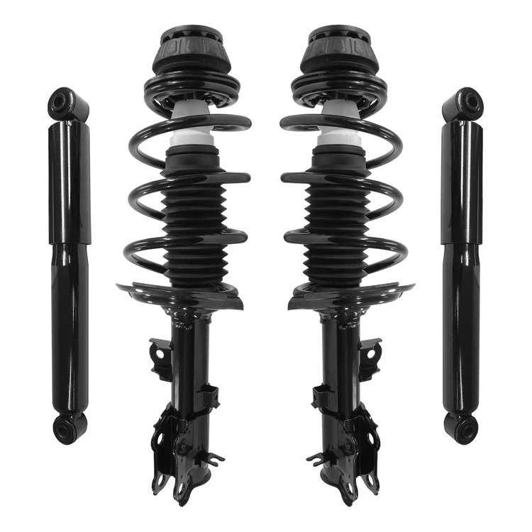 4-11185-259180-001 Front & Rear Suspension Strut & Coil Spring Assembly Fits Select Kia Rio [Front & Rear]