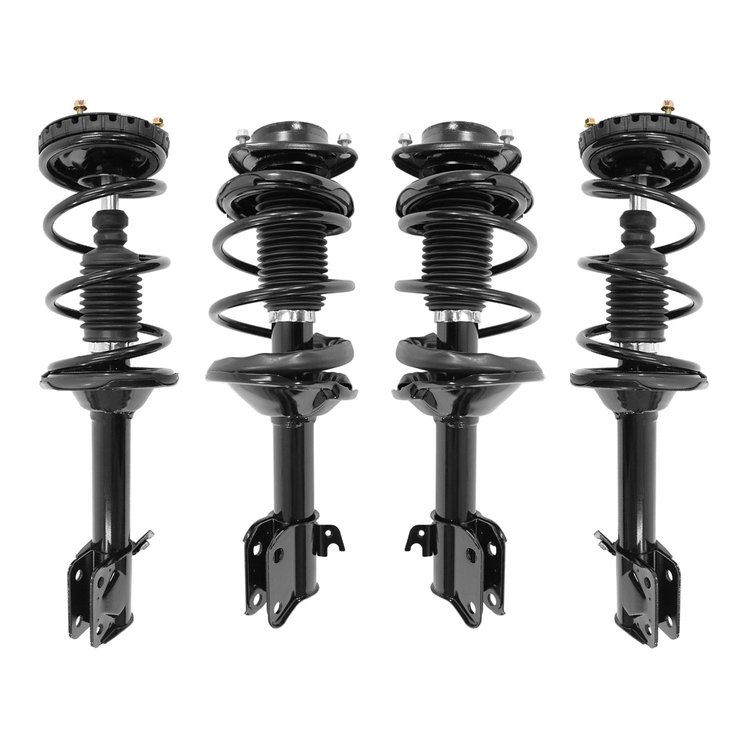 4-11195-15393-001 Front & Rear Suspension Strut & Coil Spring Assembly Kit Fits Select Subaru Impreza [Front & Rear]