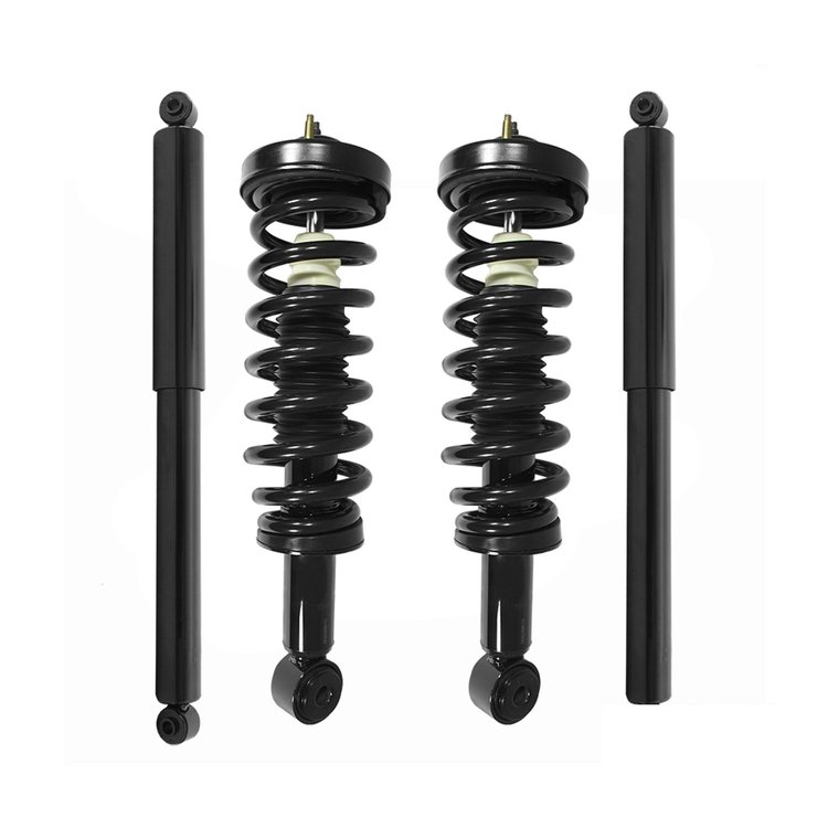 4-11206-252090-001 Front & Rear Suspension Strut & Coil Spring Assembly Fits Select Ford F-150, Lincoln Mark LT [Front & Rear]