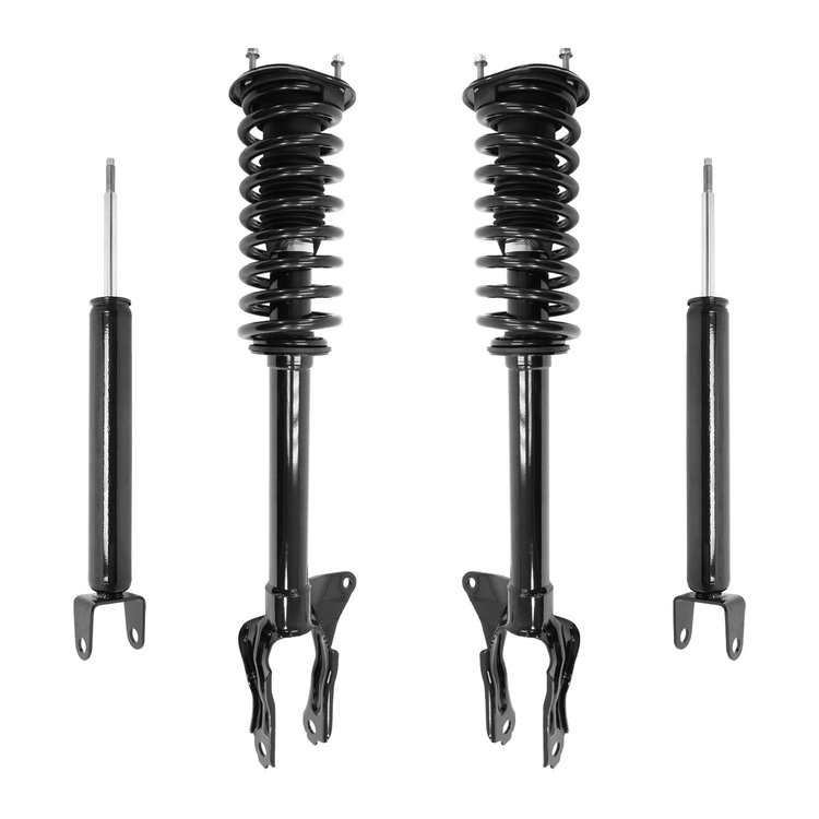 4-11225-256500-001 Front & Rear Suspension Strut & Coil Spring Assembly Fits Select Jeep Grand Cherokee [Front & Rear]