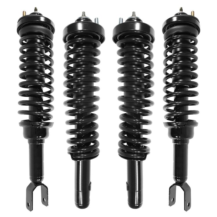 4-11231-15220-001 Front & Rear Suspension Strut & Coil Spring Assembly Kit Fits Select Acura EL, Honda Civic [Front & Rear]