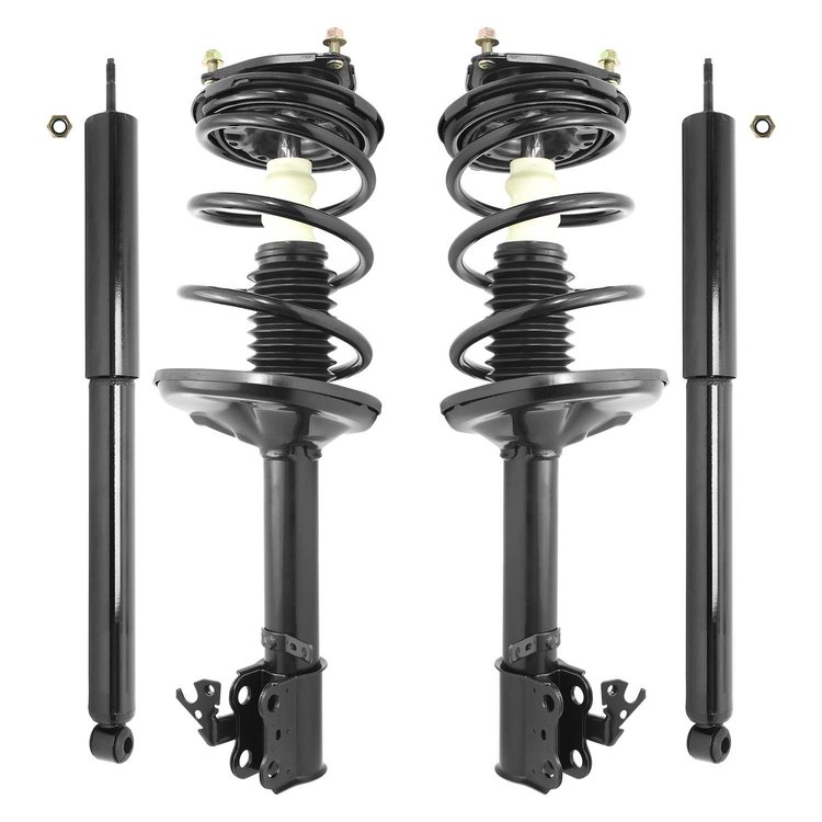 4-11247-259820-001 Front & Rear Suspension Strut & Coil Spring Assembly Fits Select Toyota RAV4 [Front & Rear]