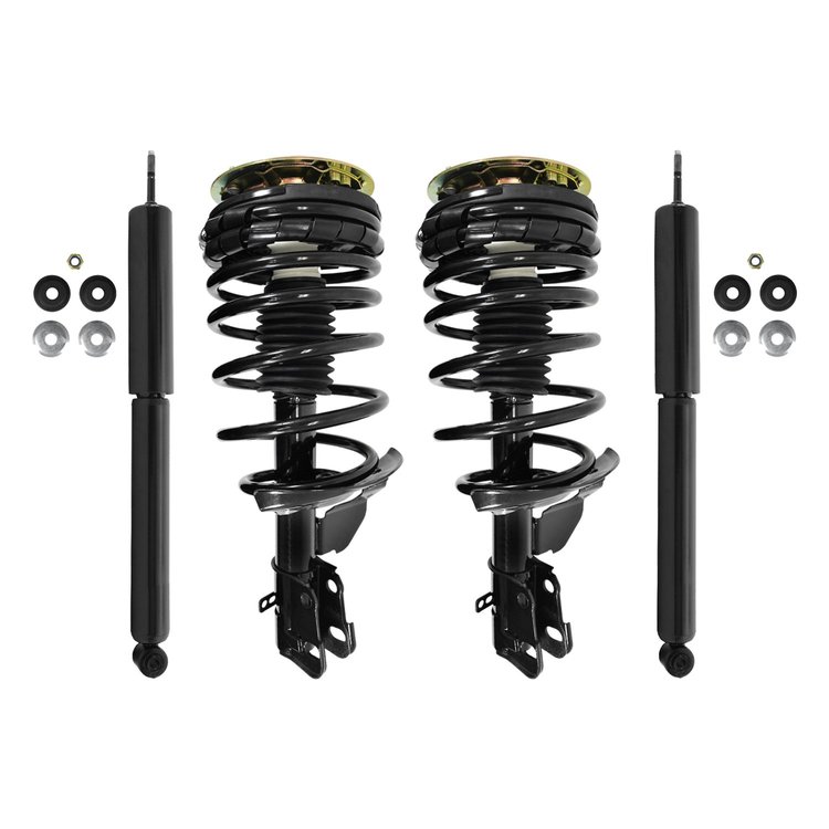4-11250-251150-001 Front & Rear Suspension Strut & Coil Spring Assembly Fits Select GM [Front & Rear]