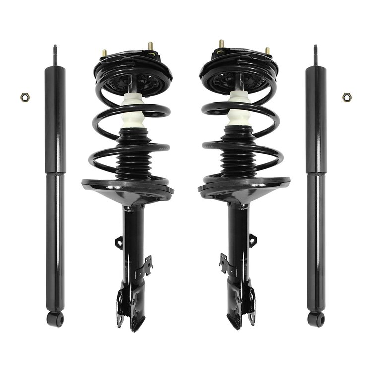 4-11257-259820-001 Front & Rear Suspension Strut & Coil Spring Assembly Fits Select Toyota RAV4 [Front & Rear]