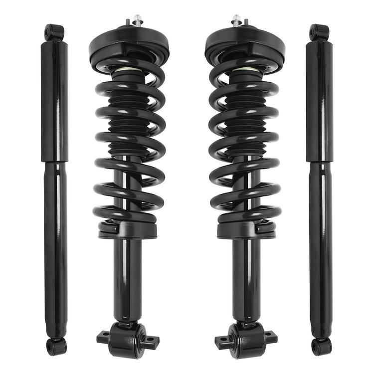 4-11265-252600-001 Front & Rear Suspension Strut & Coil Spring Assembly Fits Select Ford F-150 [Front & Rear]