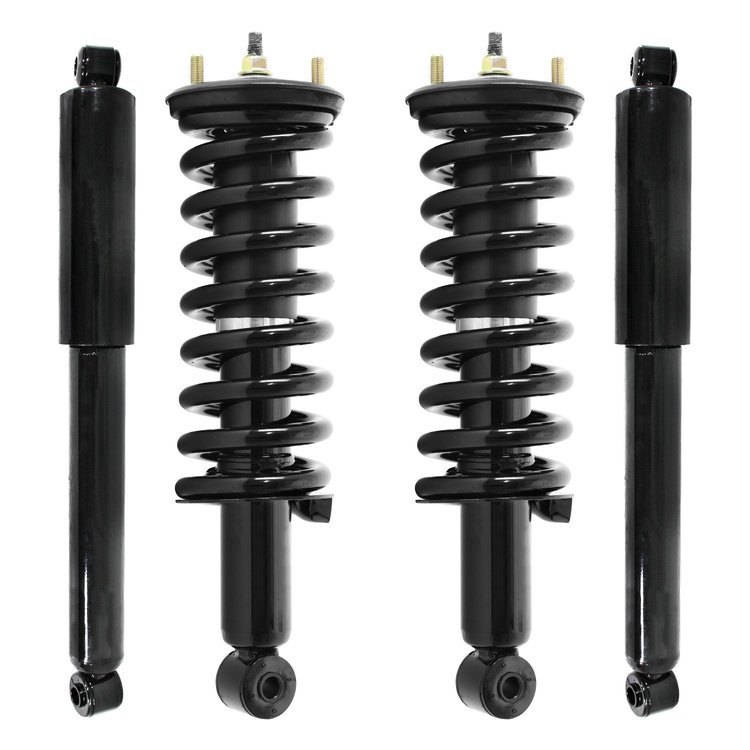 4-11296-255410-001 Front & Rear Suspension Strut & Coil Spring Assembly Fits Select Nissan Frontier [Front & Rear]