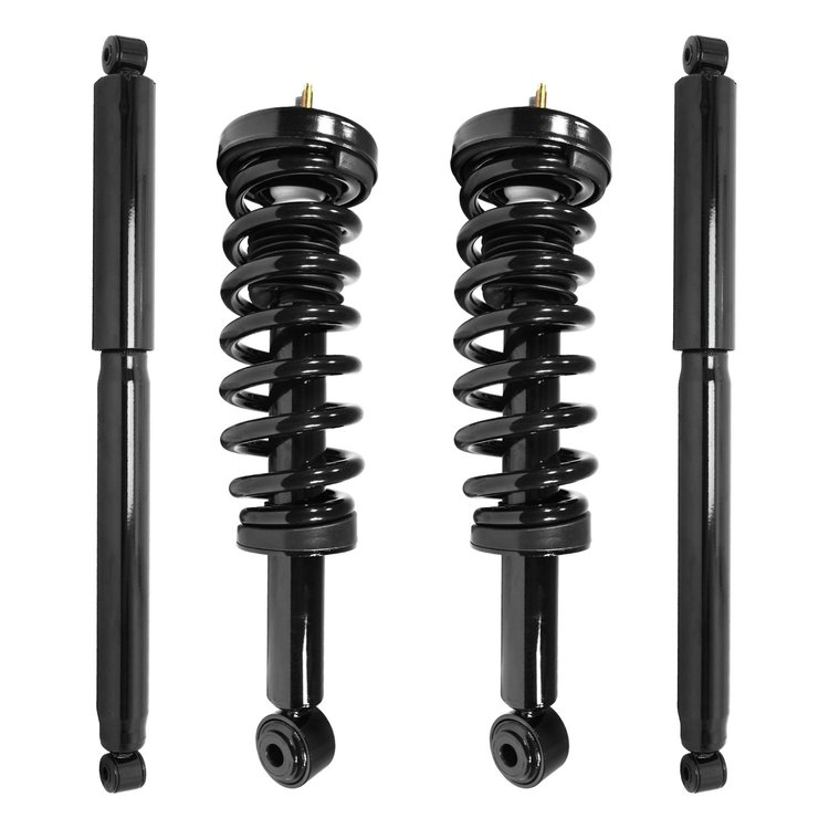 4-11306-252600-001 Front & Rear Suspension Strut & Coil Spring Assembly Fits Select Ford F-150 [Front & Rear]