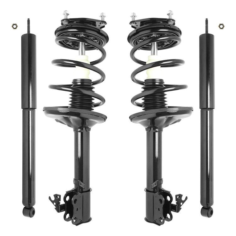 4-11317-259820-001 Front & Rear Suspension Strut & Coil Spring Assembly Fits Select Toyota RAV4 [Front & Rear]