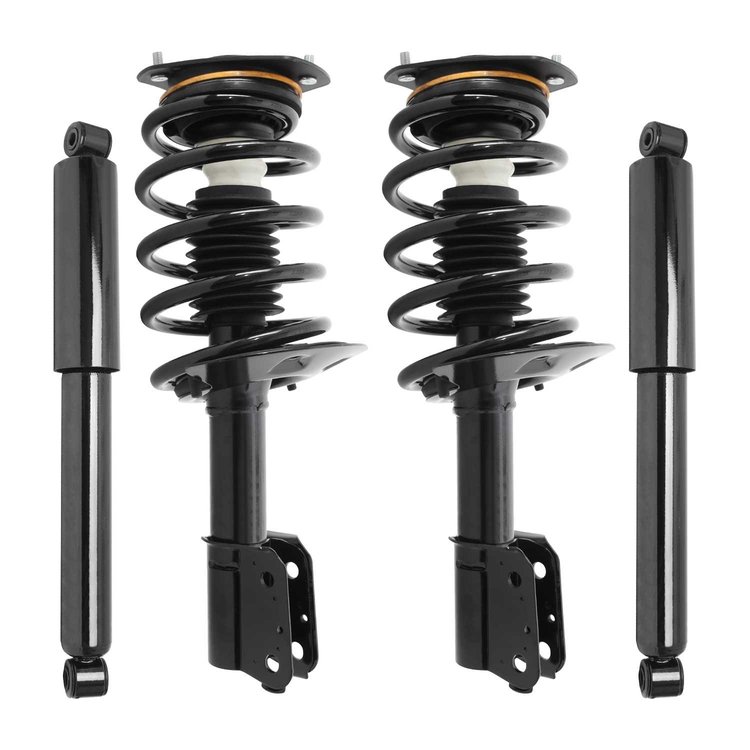 4-11320-251130-001 Front & Rear Suspension Strut & Coil Spring Assembly Fits Select Pontiac Aztek [Front & Rear]