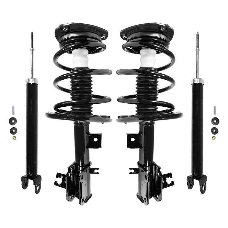4-11335-255130-001 Front & Rear Suspension Strut & Coil Spring Assembly Fits Select Nissan Maxima [Front & Rear]