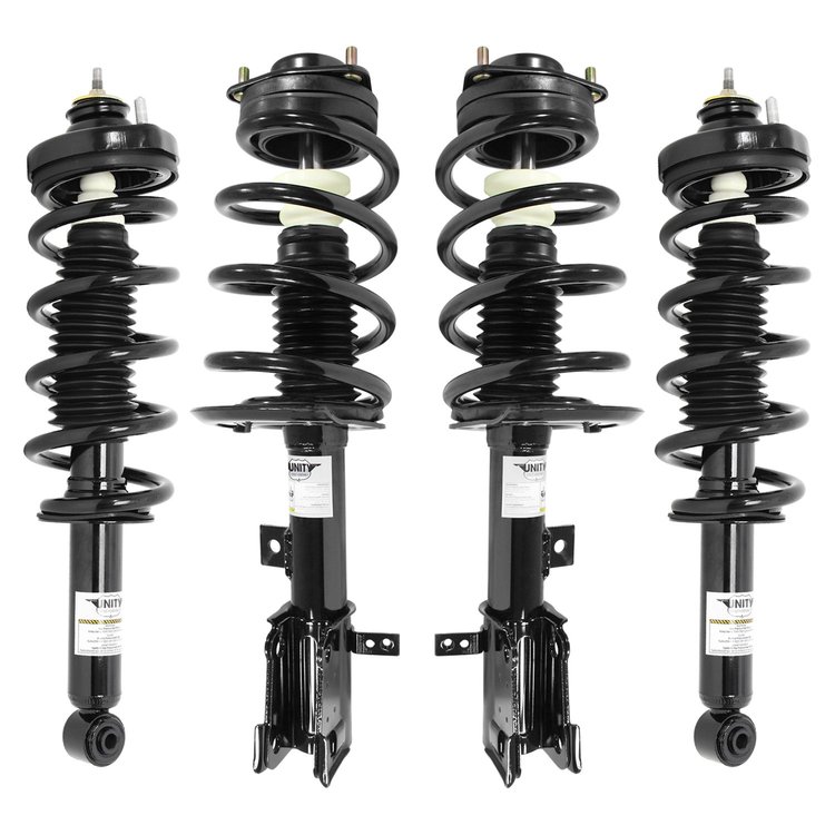 4-11357-15560-001 Front & Rear Suspension Strut & Coil Spring Assembly Kit Fits Select Dodge Journey [Front & Rear]