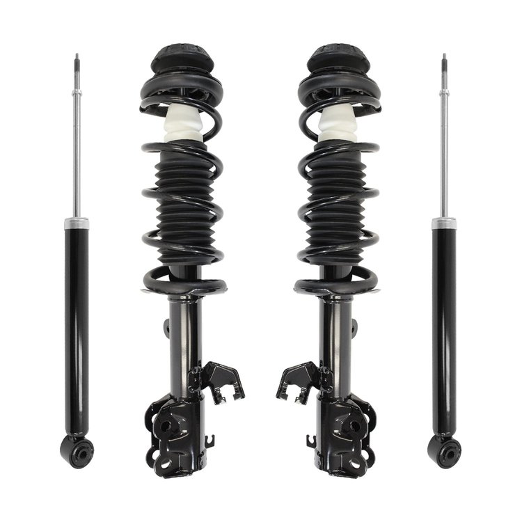 4-11359-255140-001 Complete Strut Assembly Shock Absorber Kit Fits Select Nissan Versa Note, Nissan Versa [Front/Rear]