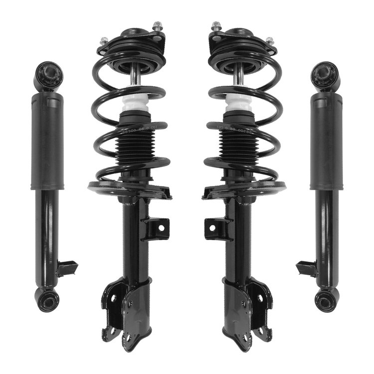 992-411363259070 Strut and Coil Spring Assembly Kit Fits Select Hyundai Santa Fe, Hyundai Santa Fe Sport [Front/Rear]