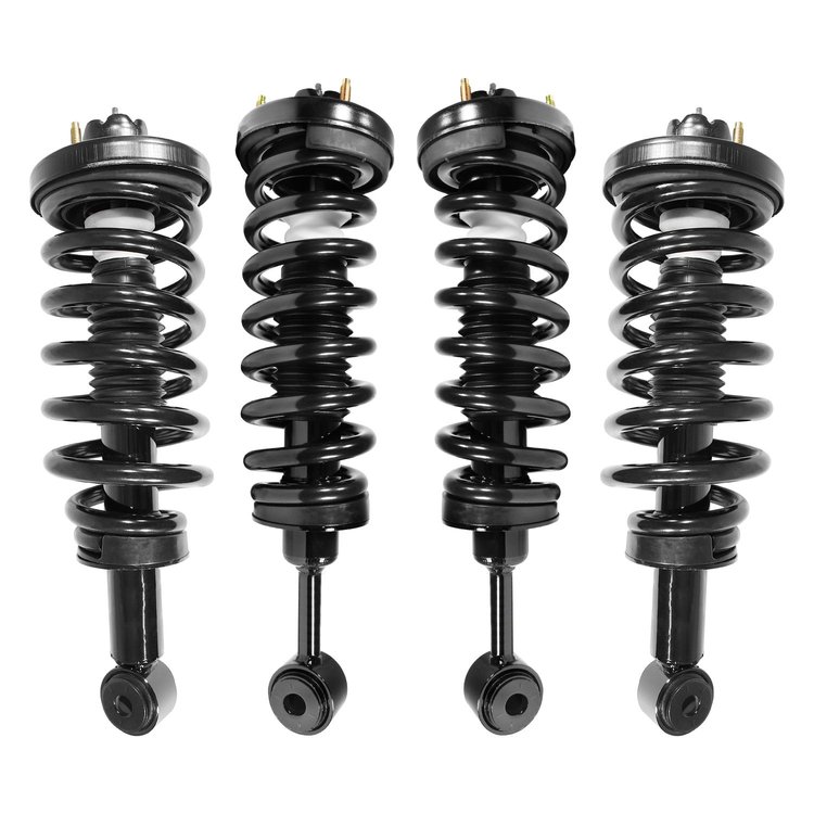 4-11380-15080-001 Front & Rear Suspension Strut & Coil Spring Assembly Kit Fits Select Ford Expedition, Lincoln Navigator [Front