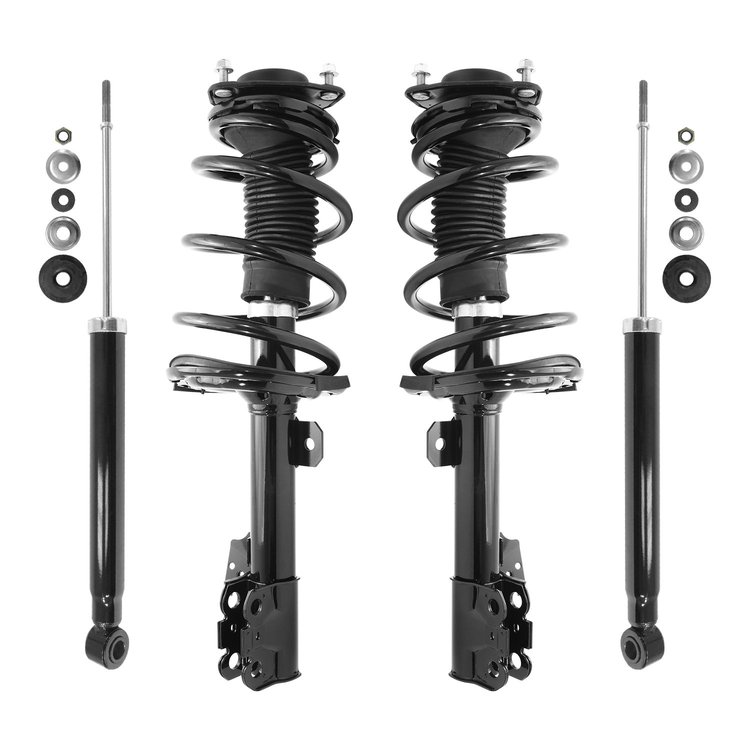 4-11387-254050-001 Suspension Strut & Coil Spring Assembly Fits Select Toyota Sienna [Front & Rear]