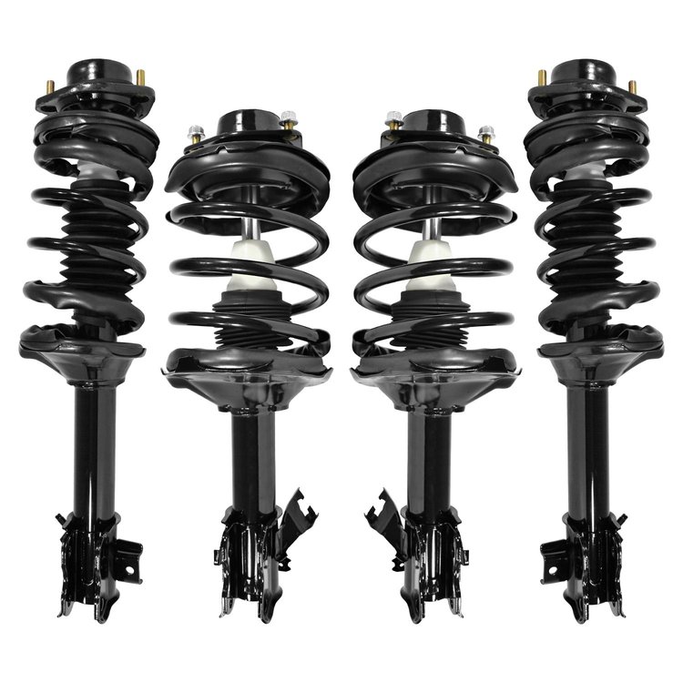 4-11391-15241-001 Front & Rear Suspension Strut & Coil Spring Assembly Kit Fits Select Nissan Altima [Front & Rear]