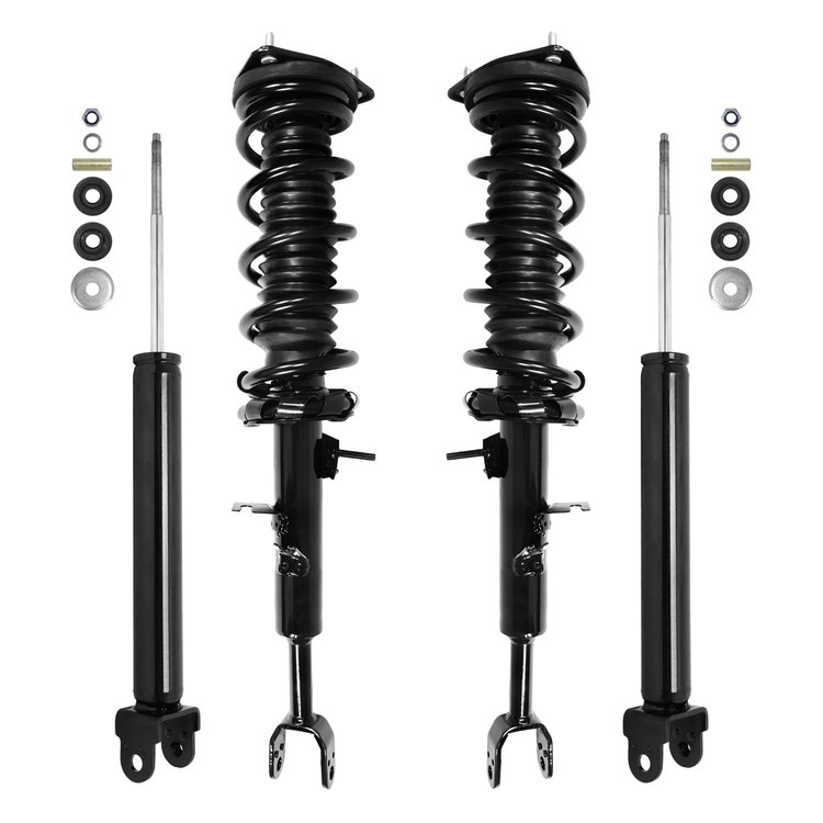 4-11393-255110-001 Front & Rear Suspension Strut & Coil Spring Assembly Fits Select Nissan 350Z, Infiniti G35 [Front & Rear]