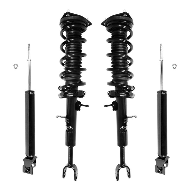 4-11393-255210-001 Front & Rear Suspension Strut & Coil Spring Assembly Fits Select Nissan 350Z, Infiniti G35 [Front & Rear]