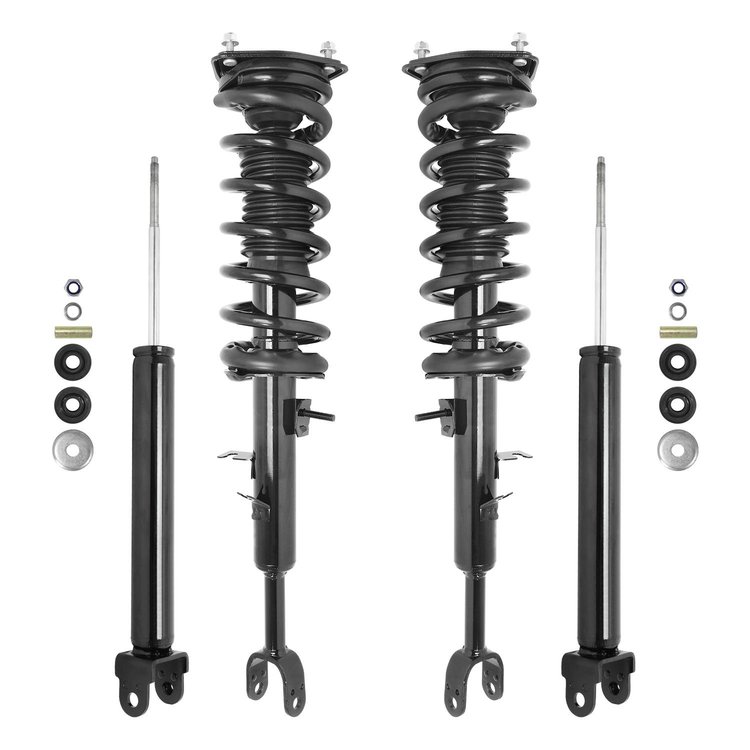 4-11397-255110-001 Front & Rear Suspension Strut & Coil Spring Assembly Fits Select Infiniti G35 [Front & Rear]