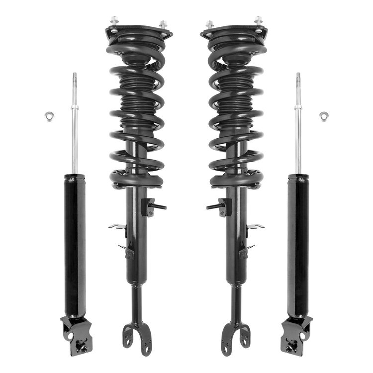 4-11397-255210-001 Front & Rear Suspension Strut & Coil Spring Assembly Fits Select Infiniti G35 [Front & Rear]