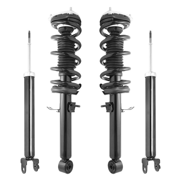 4-11405-255090-001 Front & Rear Suspension Strut & Coil Spring Assembly Fits Select Infiniti G37 [Front & Rear]