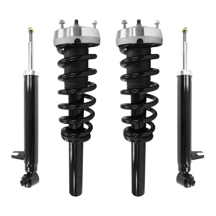 4-11425-257121-001 Front & Rear Suspension Strut & Coil Spring Assembly Fits Select BMW X5, BMW X6 [Front & Rear]