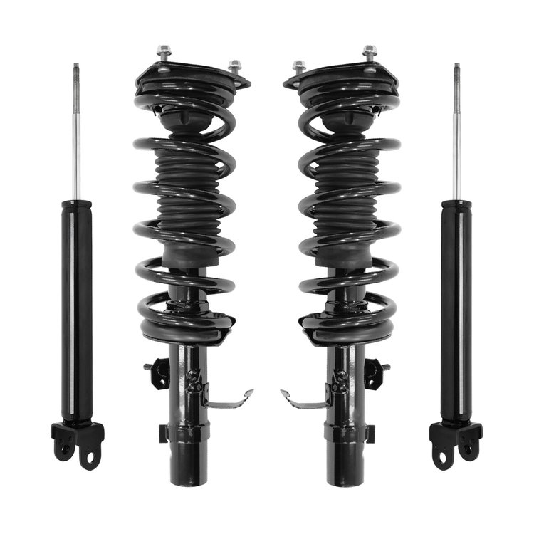 4-11435-255110-001 Front & Rear Complete Strut Assembly Shock Absorber Kit Fits Select Infiniti G35 [Front & Rear]